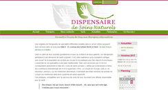 Desktop Screenshot of dispensairedesoinsnaturels.org