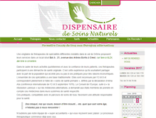 Tablet Screenshot of dispensairedesoinsnaturels.org